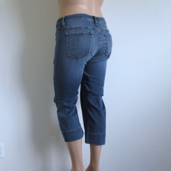 Sunrise 51 Jeans WIDE LEG Cropped Capri Plus Size 20 NWOT - Picture 3 of 3